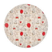 Textuur met Teddy Bears Snijplank (Voorkant)