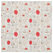 Textuur met Teddy Bears Stof (Swatch)