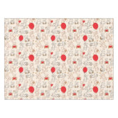 Textuur met Teddy Bears Tafelkleed (Voorkant (Horizontaal))
