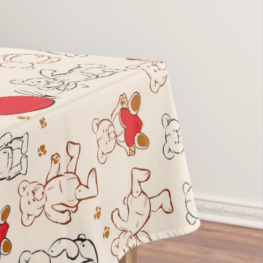Textuur met Teddy Bears Tafelkleed (Voorbeeld)