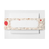 Textuur met Teddy Bears Uitnodigingen Wikkel (Voorkant Voorbeeld)