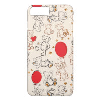 Textuur met teddyberen