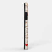 Textuur met teddyberen Case-Mate iPhone case (Achterkant/rechts)
