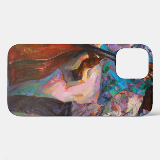 textuur, olieverschildering, kunst, jazz, blauwe p Case-Mate iPhone case (Achterkant (horizontaal))