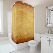  textuur oud goud douchegordijn (In situ)