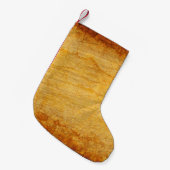 textuur oud goud kleine kerstsok (Voorkant (Hangend))