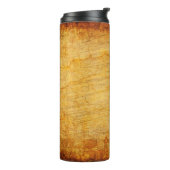textuur oud goud thermosbeker (Gedraaid links)