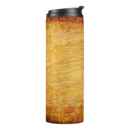  textuur oud goud thermosbeker (Gedraaid links)