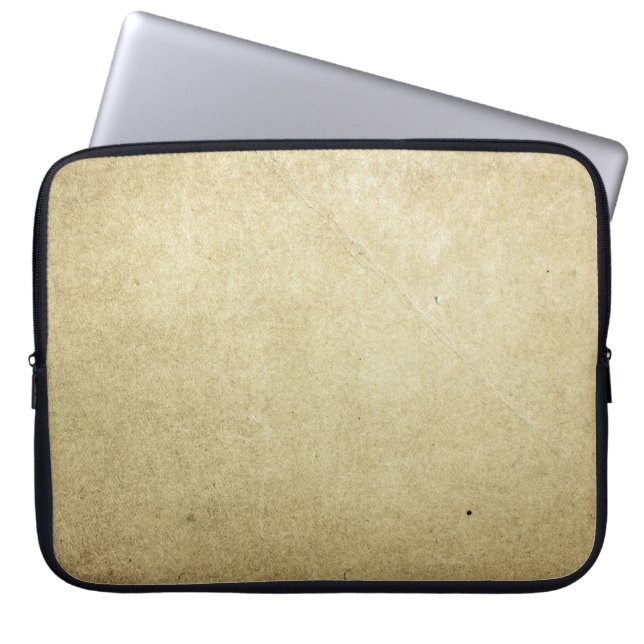  textuur  papierretro laptop sleeve (Voorkant)