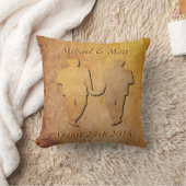  textuur Pillow Gay Wedding Gift for Men Kussen (Deken)