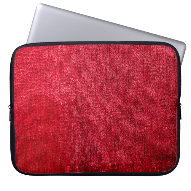 Textuur red fabriabstract,background,canvas,close laptop sleeve (Voorkant)