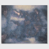 Textuur Rustic  blauw grijs Abstract patroon Cadeaupapier (Vlak)