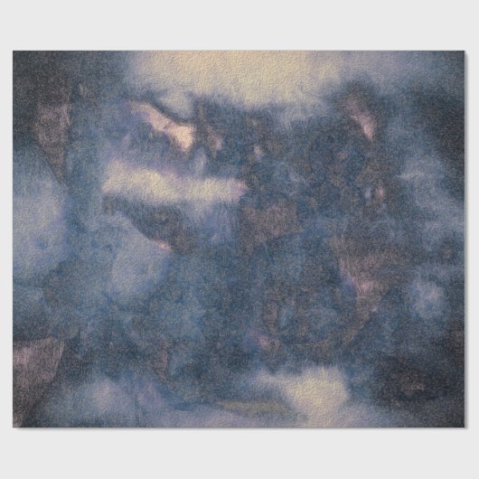 Textuur Rustic  blauw grijs Abstract patroon Cadeaupapier (Vlak)