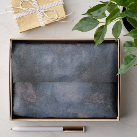 Textuur Rustic  blauw grijs Abstract patroon Tissuepapier (Geschenk)