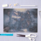 Textuur Rustic  blauw grijs Abstract patroon Tissuepapier (Craft)