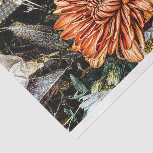  textuur Rustic Botanische Franse ontkoppeling Tissuepapier (Detail)