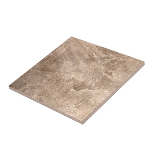 Textuur Rustic  Bruin Beige Tan Grunge Tegeltje (Zijkant)