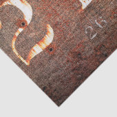 Textuur Rustic  bruin bruine trein Tissuepapier (Detail)