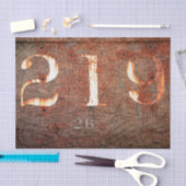 Textuur Rustic  bruin bruine trein Tissuepapier (Craft)