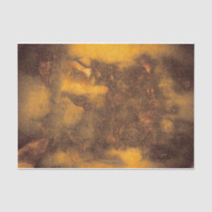 Textuur Rustic Bruin Geel Abstract Tissuepapier
