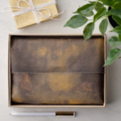 Textuur Rustic Bruin Geel Abstract Tissuepapier (Geschenk)