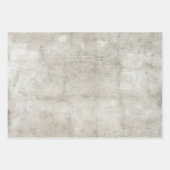 Textuur  Rustic Country Sepia Grey Grunge Inpakpapier Vel (Voorkant 3)