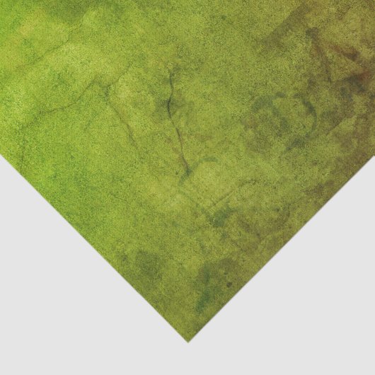 Textuur  Rustic Green Brown Grunge Pattern Tissuepapier (Detail)