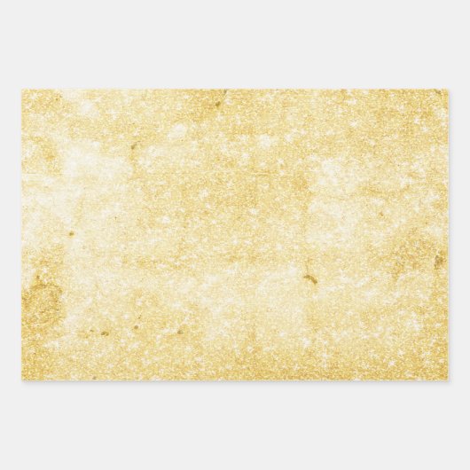 Textuur  rustiek goud grunge patroon inpakpapier vel (Voorkant 3)