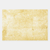 Textuur  rustiek goud grunge patroon inpakpapier vel (Voorkant 2)