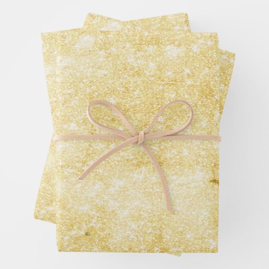 Textuur  rustiek goud grunge patroon inpakpapier vel (In situ)