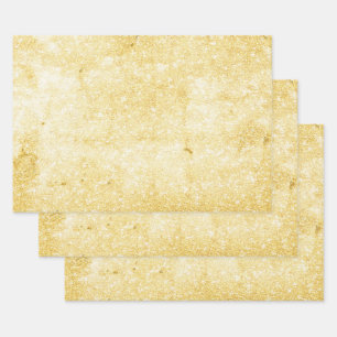 Textuur  rustiek goud grunge patroon inpakpapier vel