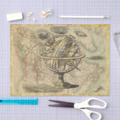 textuur rustieke kaart nautische decoupage tissuepapier (Craft)