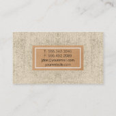 Textuur | Rustisch Visitekaartje (Achterkant)