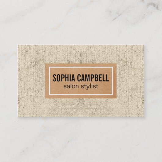 Textuur | Rustisch Visitekaartje (Voorkant)