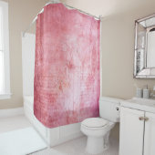  textuur Schraapboek roze Douchegordijn (In situ)