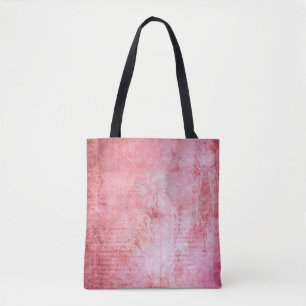  textuur Schraapboek roze Tote Bag