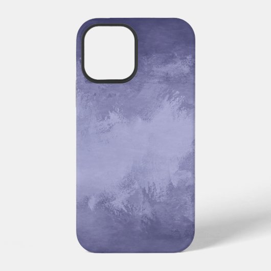 Textuur selenium blauwe acryl iPhone hoesje (Achterkant)