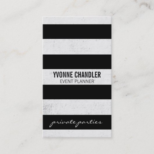 Textuur / Strepen Visitekaartje (Voorkant)