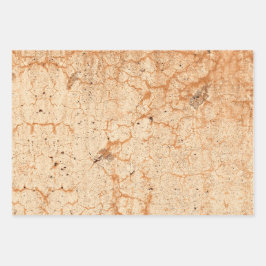 Textuur Tan  Antiek Rustic-ontkoppeling Inpakpapier Vel