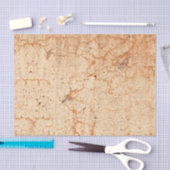 Textuur Tan  Antiek Rustic-ontkoppeling Tissuepapier (Craft)