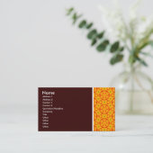 Textuur Tone - Terrazzo 05 - Donkerbruin Visitekaartje (Staand voorkant)