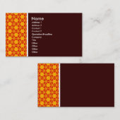 Textuur Tone - Terrazzo 06 - Donkerbruin Visitekaartje (Voorkant / Achterkant)