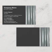 Textuur Tone - Zilveren Gordijn Visitekaartje (Voorkant / Achterkant)