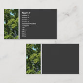 Textuur Toon (bomen) Visitekaartje (Voorkant / Achterkant)