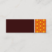 Textuur toon - Terrazzo Pattern 06 - Donkerbruin Mini Visitekaartje (Achterkant)