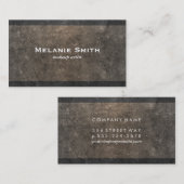 Textuur / twee tonen visitekaartje (Voorkant / Achterkant)