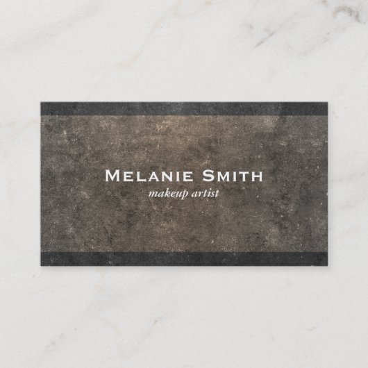 Textuur / twee tonen visitekaartje (Voorkant)