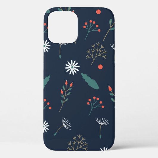 textuur van achtergrondpatroonbloemen Case-Mate iPhone case (Achterkant)
