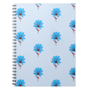 textuur van achtergrondpatroonbloemen notitieboek