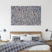 textuur van asfalt en keeltjes canvas afdruk (Insitu (Slaapkamer))